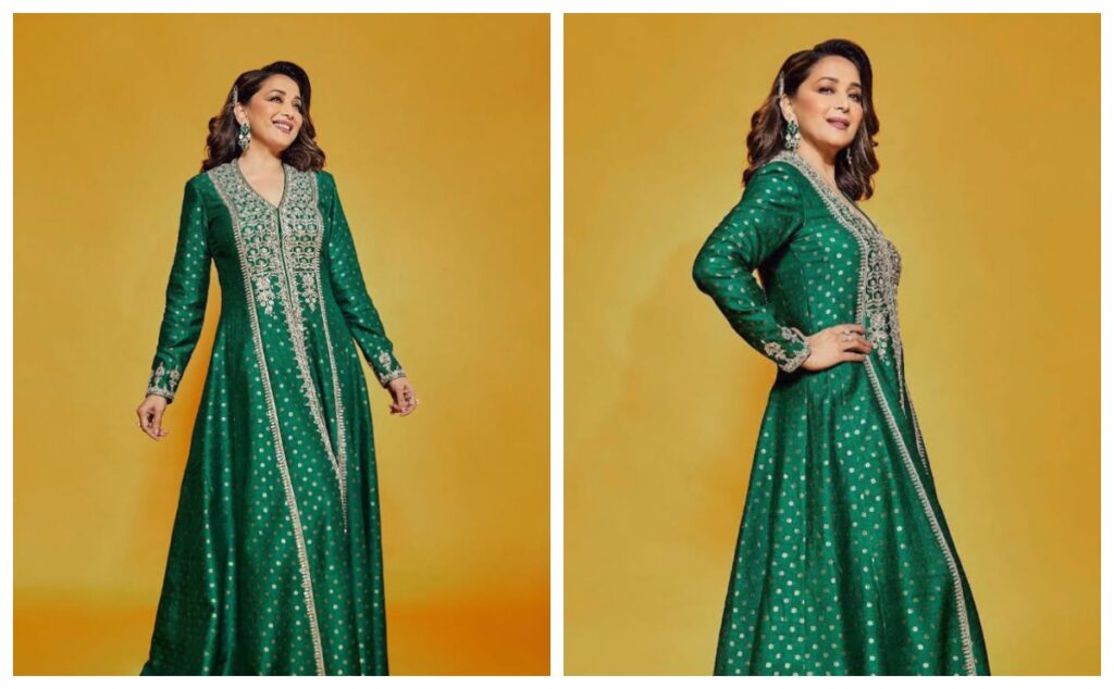 Madhuri Dixit in green suit - Live Times