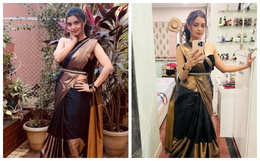 Mayuri Deshmukh in Black Saree - Live Times