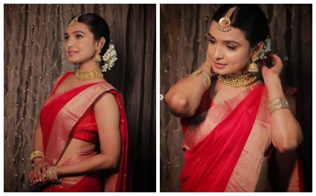 Mayuri Deshmukh in Red Saree - Live Times