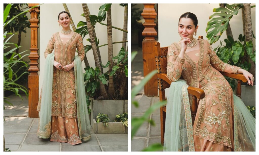 Wear a beautiful Pakistani suit like Hania Aamir in her friend's wedding - Live Times