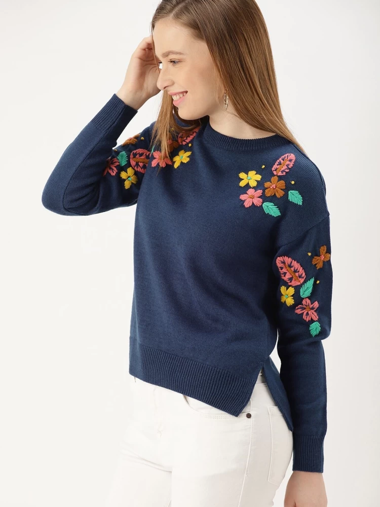 Top 10 Sweater Design - Embroidered Sweater - Live Times