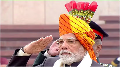 Prime Minister seen wearing multicolored Rajasthani turban - Live Times