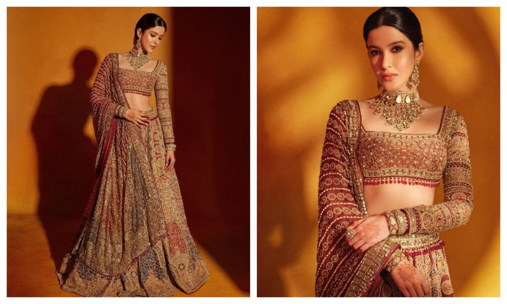 College girls should wear stylish lehengas like Shanaya Kapoor at the wedding - Live Times