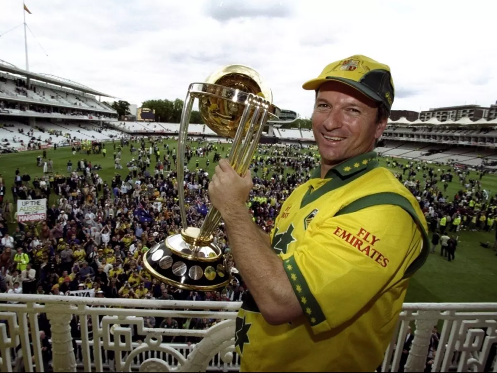 Australia Won the World Cup Six Times steve waugh